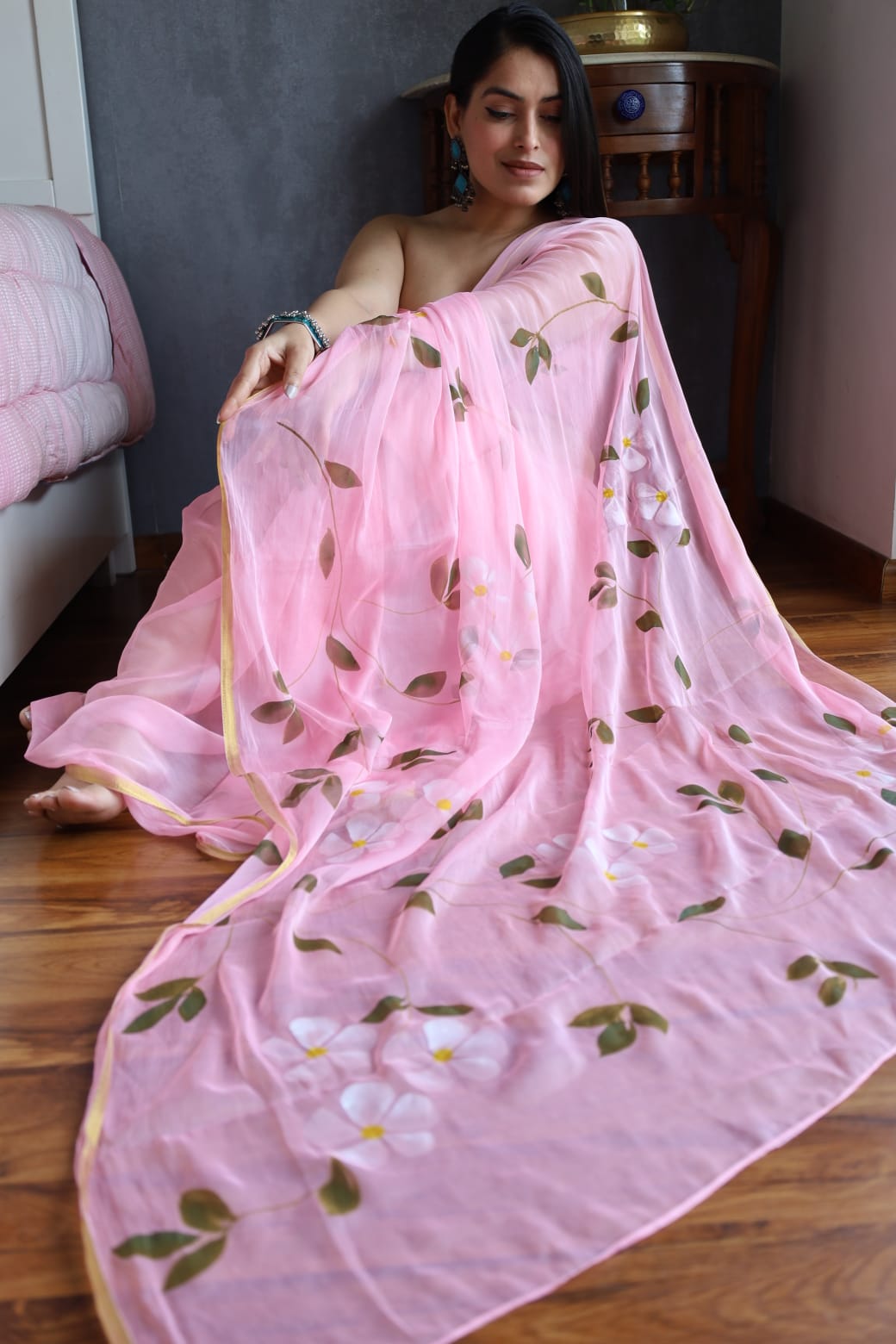 Kashish Hand painted Saree