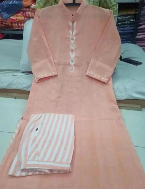 Trendy Khadi Kurti Set